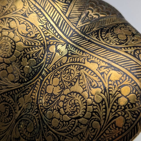 古董眼鏡蛇形黃銅懷錶架展示架高度 15 厘米